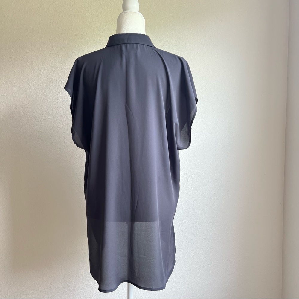 Leith Oversize Button Front Shirt - Picture 4 of 5